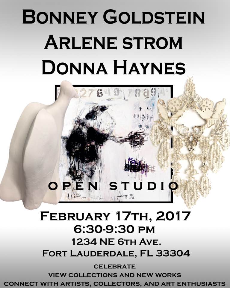 Open Studio – Bonney Goldstein, Arlene Strom, Donna Haynes